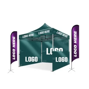 3m x 3m Pop Up Gazebo with Sides | Custom Printed