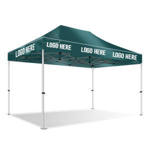 3*4 M Gazebo Outdoor Tent in Green Print