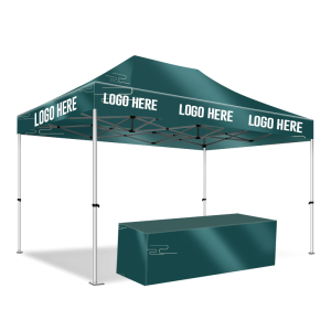 3*4 M Gazebo Outdoor Tent in Green Print