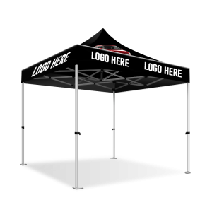 3 X 3 M Gazebo Tent in Black Print