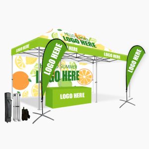 Custom Printed Gazebo tent 3m x 6m