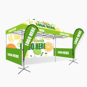 Custom Printed Gazebo tent 3m x 6m