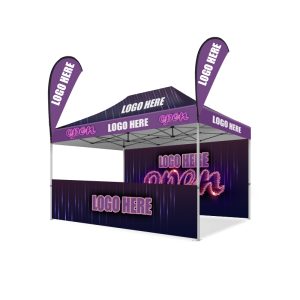 3 * 6M Custom Print business Tent | Open