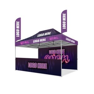 3 * 6M Custom Print business Tent | Open