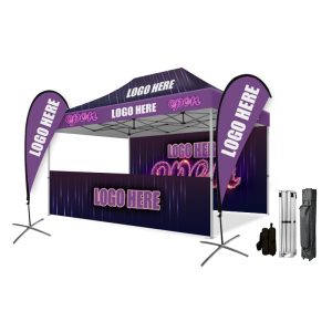 3 * 6M Custom Print business Tent | Open