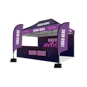 3 * 6M Custom Print business Tent | Open