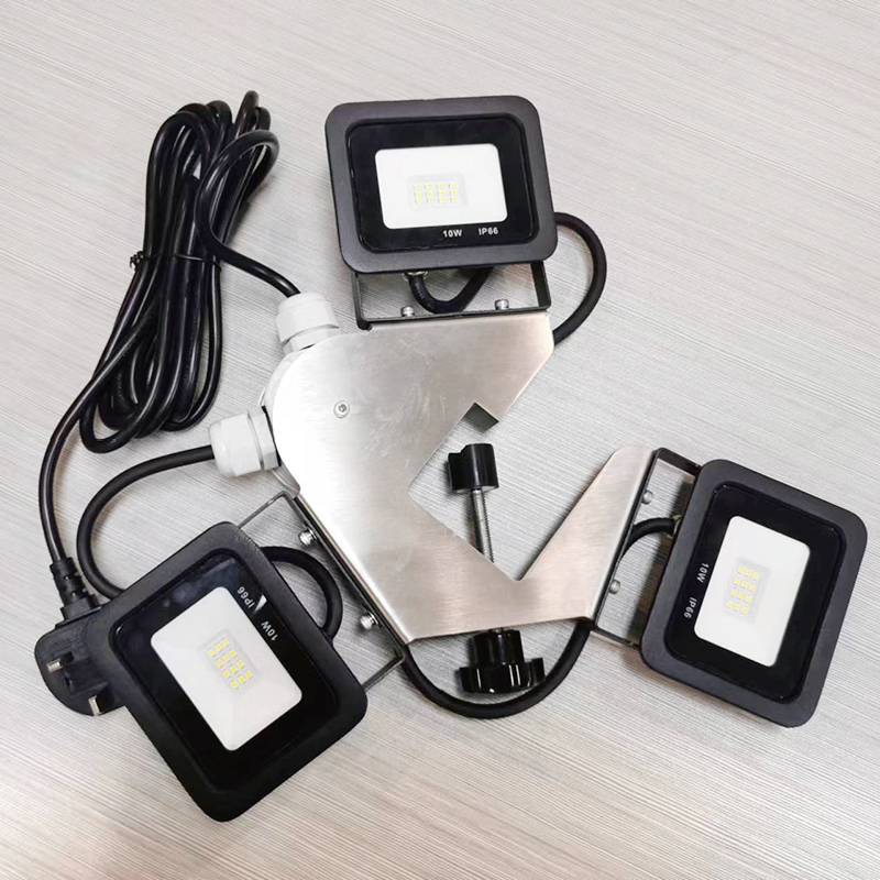 3- Way LED Triple Lighting Unit for Outdoor Tents